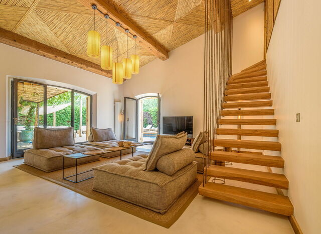 Villa Cicadis, woonkamer