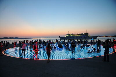 Monument voor de zon, Zadar