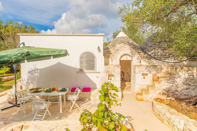 Trullo Della Quercia, veranda