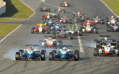 Racen op het Circuit de Barcelona-Catalunya