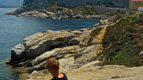 Uitzicht op Calvi