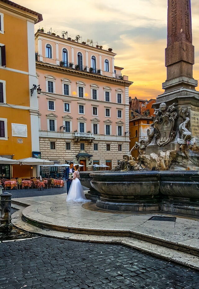 Bruiloft in Rome