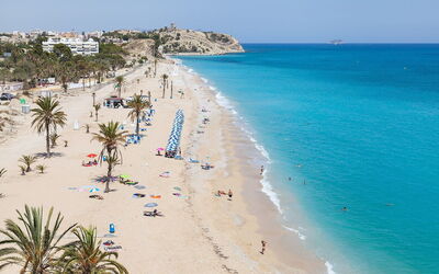 Strand in Villajoyosa