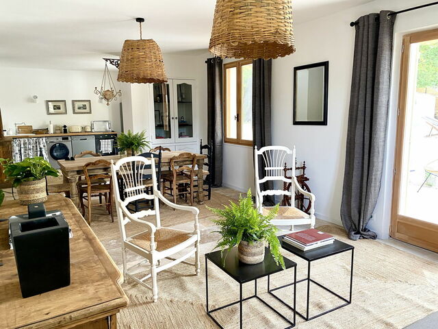Villa Les Poulivets, woonkamer