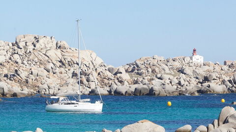 Dromerig strand op Corsica