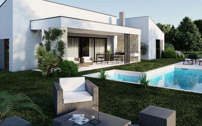 Villa Valla, buitenkant