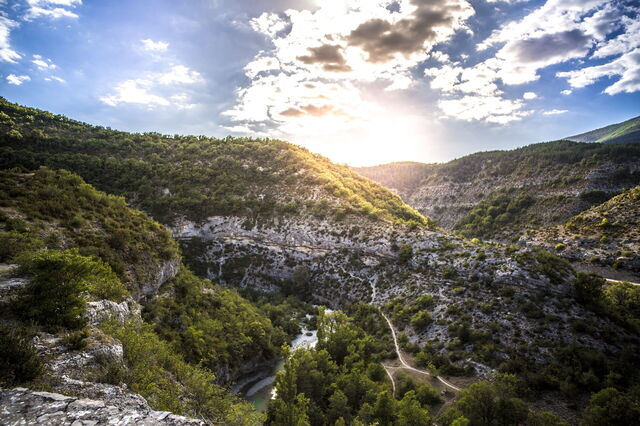 Uitzicht op Gorges du Verdon