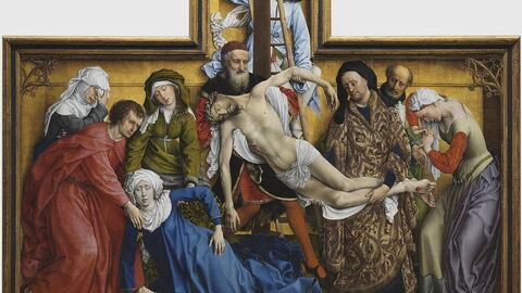 De afdaling van het kruis, Rogier van der Weijden