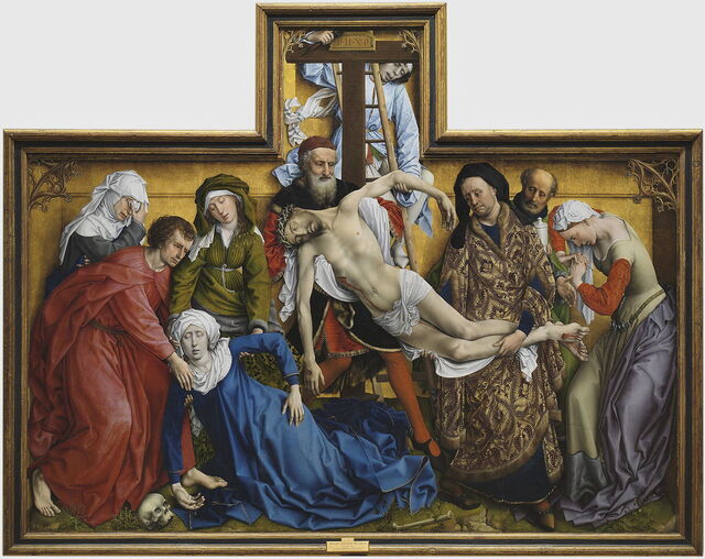 De afdaling van het kruis, Rogier van der Weijden