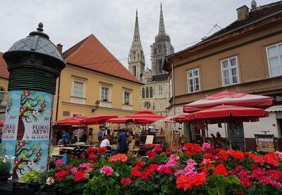 Dolac Markt, bloemen
