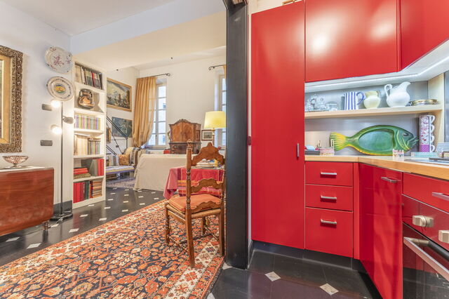 Portello Square Lux Apartment Genova, keuken