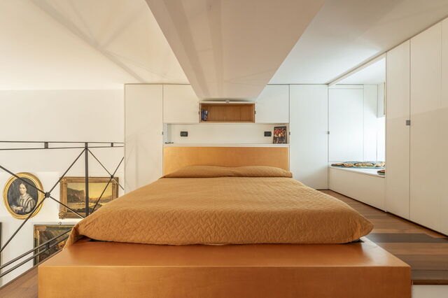 Portello Square Lux Apartment Genova, slaapkamer