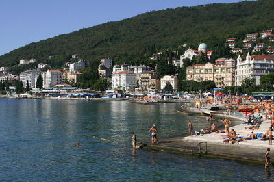 Zwemmen in Opatija