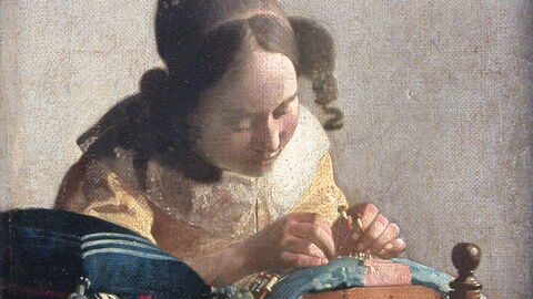 De kantmaker, Vermeer