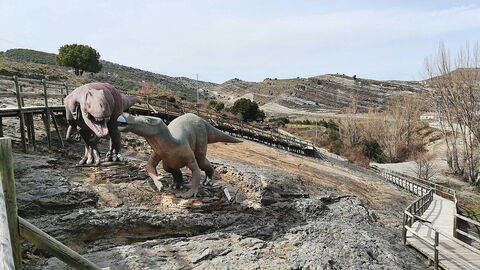 Enkele dinosauriërs in Enciso