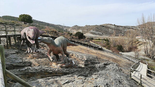 Enkele dinosauriërs in Enciso