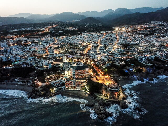 Schemering in Nerja