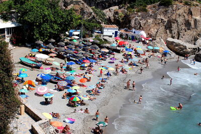Strand in Nerja