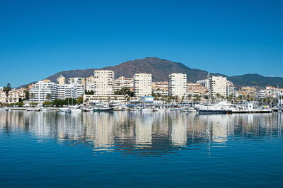 Zicht op de jachthaven in Estepona