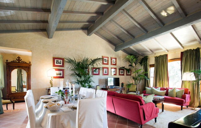 Villa del Sirio, woonkamer