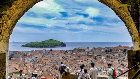 Uitzicht over Dubrovnik