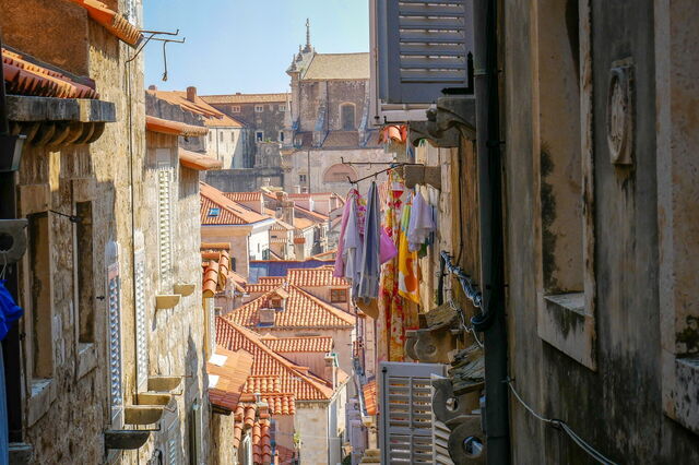 Een straat in Dubrovnik