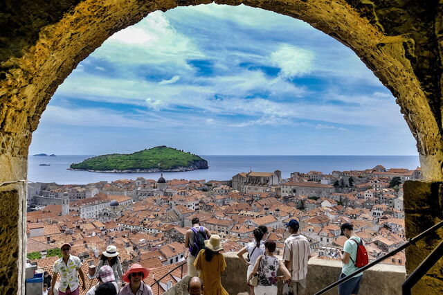 Uitzicht over Dubrovnik