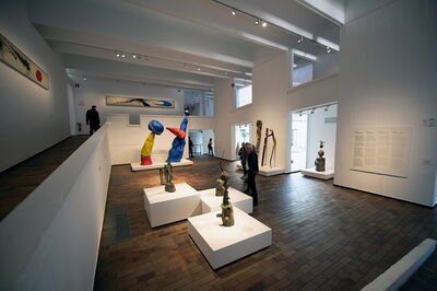 Fundació Joan Miró, binnenkant