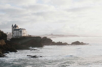 Kustlijn in Biarritz