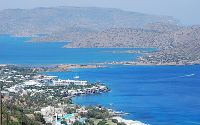 Elounda, baai