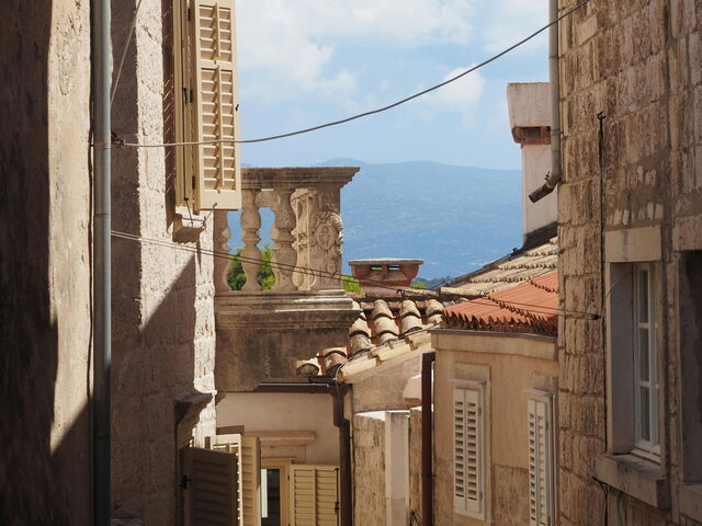 Korčula, straatjes