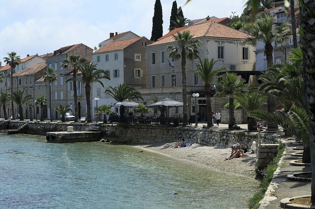 Korčula, strand