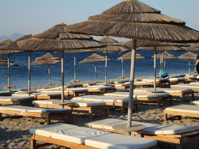 Kos, ligstoelen