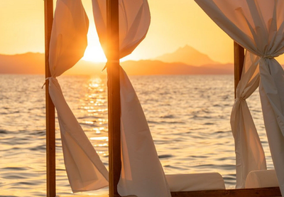 Kappa Resort, zonsondergang