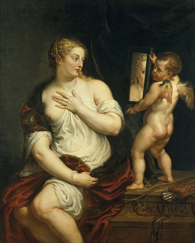 Venus en Cupido, Rubens