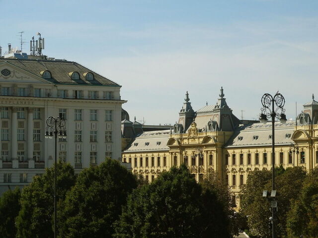 Zagreb tijdens lente
