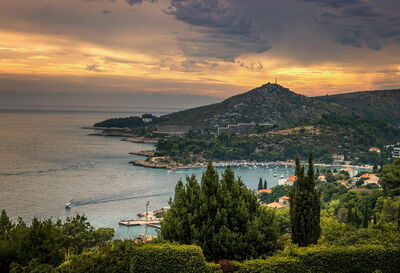 Zonsondergang in Dubrovnik