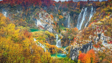 Plitvice Nationaal Park Kroatië, November