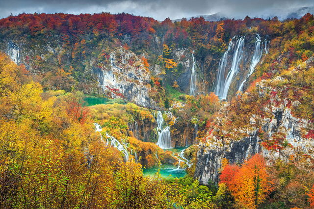 Plitvice Nationaal Park Kroatië, November