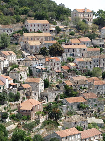 Dorp in Lastovo