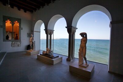 Uitzicht vanaf het Maricel Museum