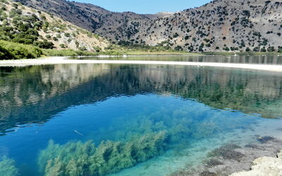 Kournas meer, panorama