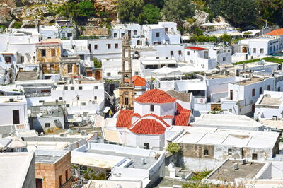 Byzantine kerk, Lindos