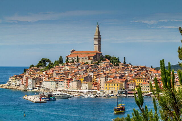 Skyline van Rovinj