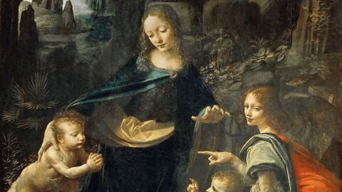 De maagd op de rotsen, da Vinci