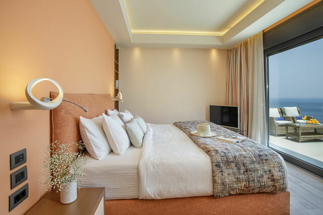 Amfitriti Luxury Villa, slaapkamer