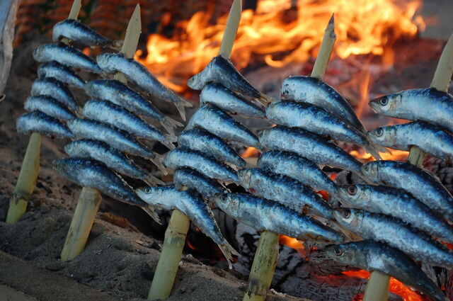 Gegrilde sardientjes, Andalusië