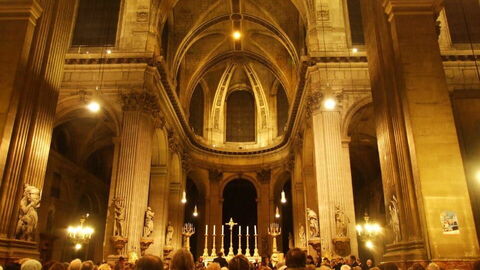 Concert in kerk in Parijs