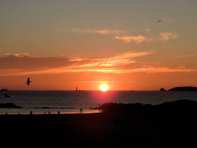 Saint-Malo, zonsondergang