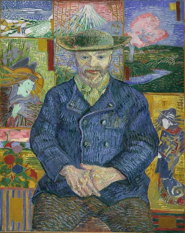 "Portret van Père Tanguy" door Van Gogh
